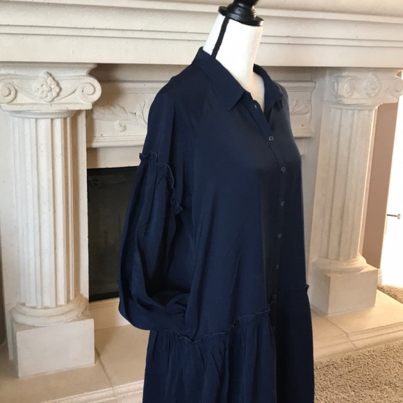 Free People Drop-Waist Shirtdress - Picture 3 of 6